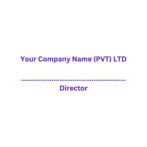 Stamp Secretary Director